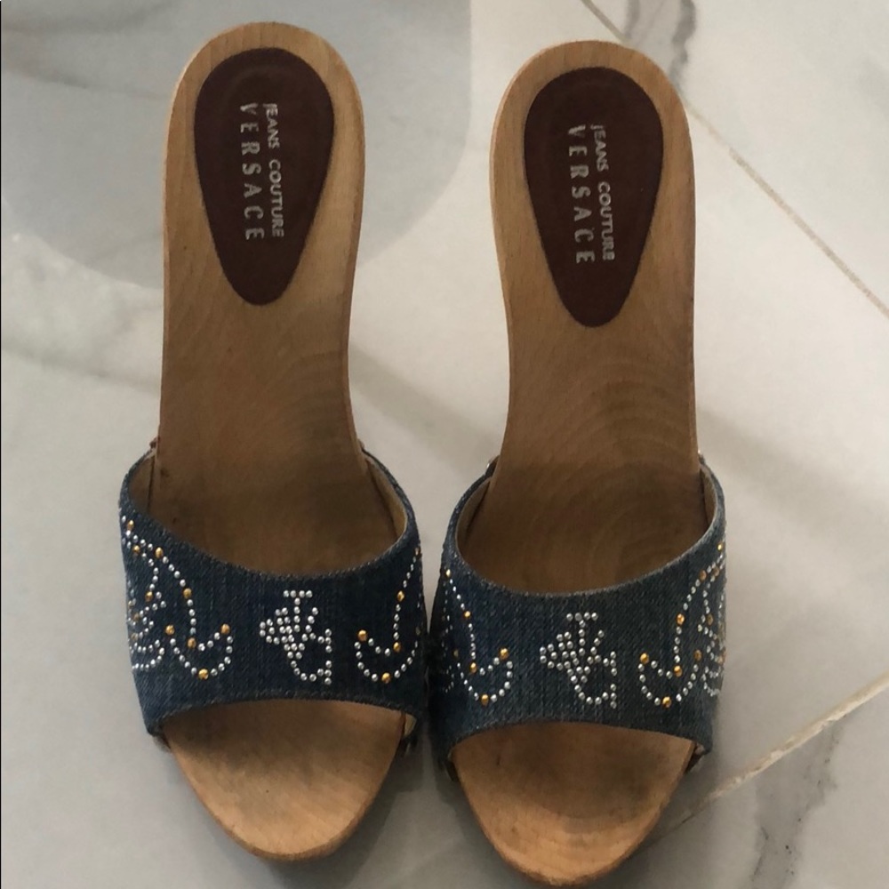 Versace denim sandal